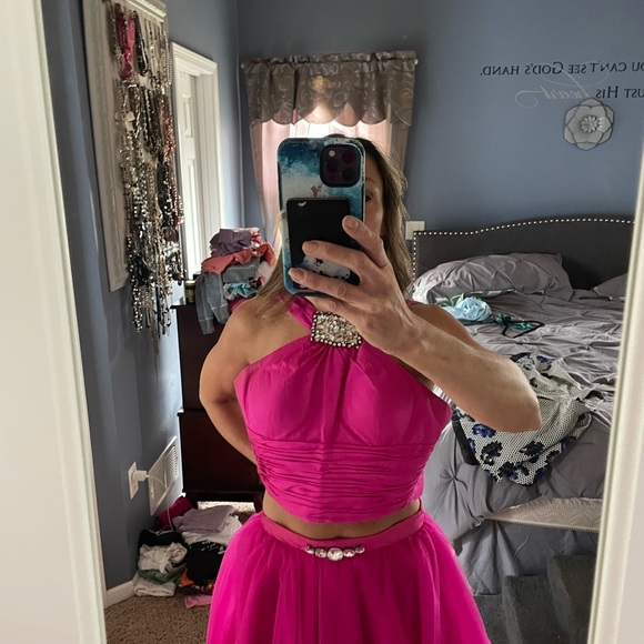 Sherri Hill 2 pc. Cocktail size 4 altered to a 2 - prom - pageant - Picture 8 of 8